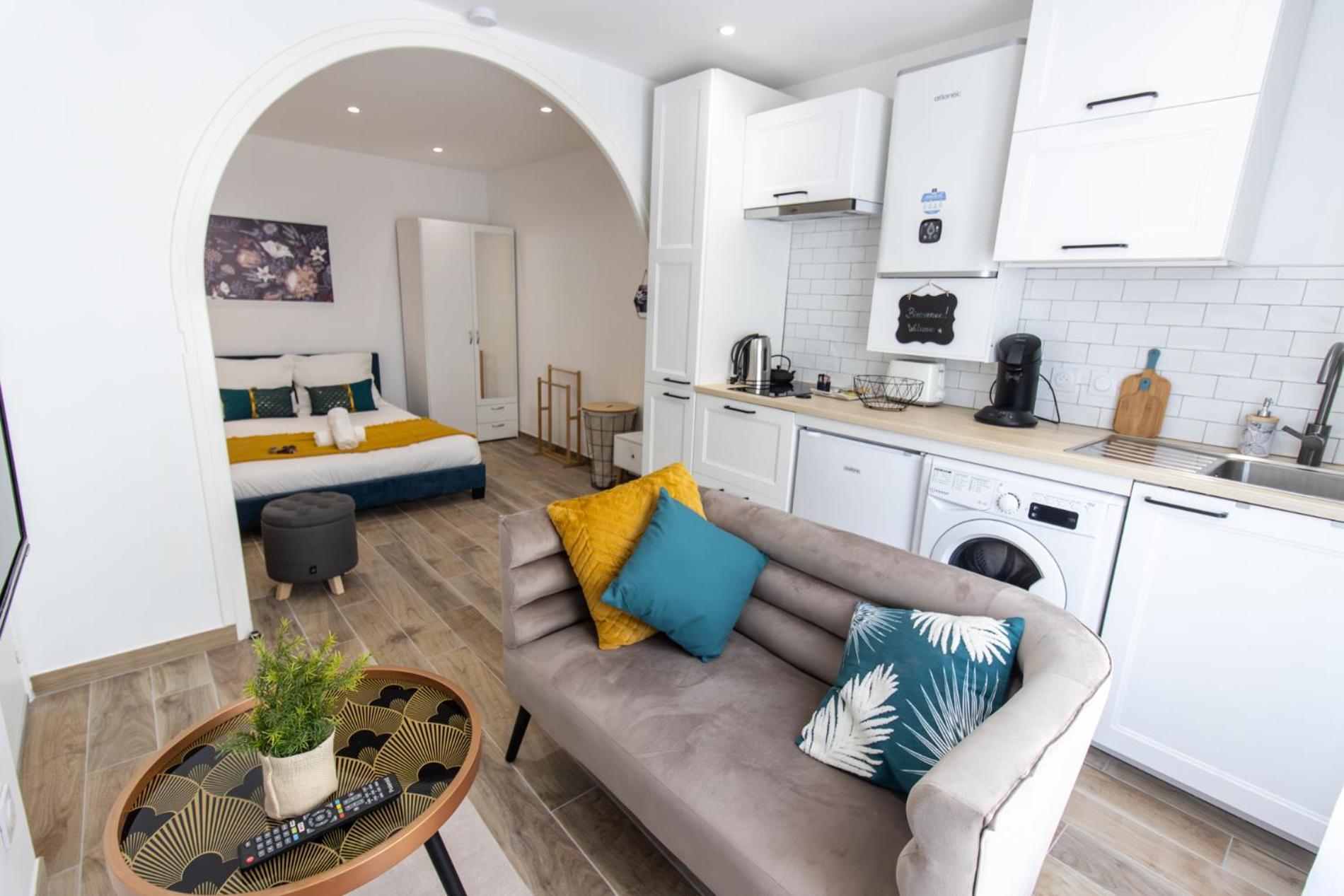 Charmant Studio Climatise 'Alma 1' - Beziers Centre - Wifi Fibre - Netflix Apartment Exterior photo